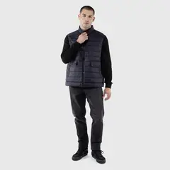 BLACK BUBBA - Parka Sin Manga Black