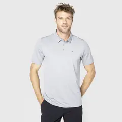 BLACK - Polera Tech Golf Light Grey Bubba
