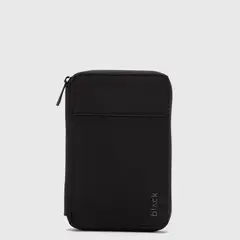 BLACK - Passport Holder Travel Transit Black Bubba