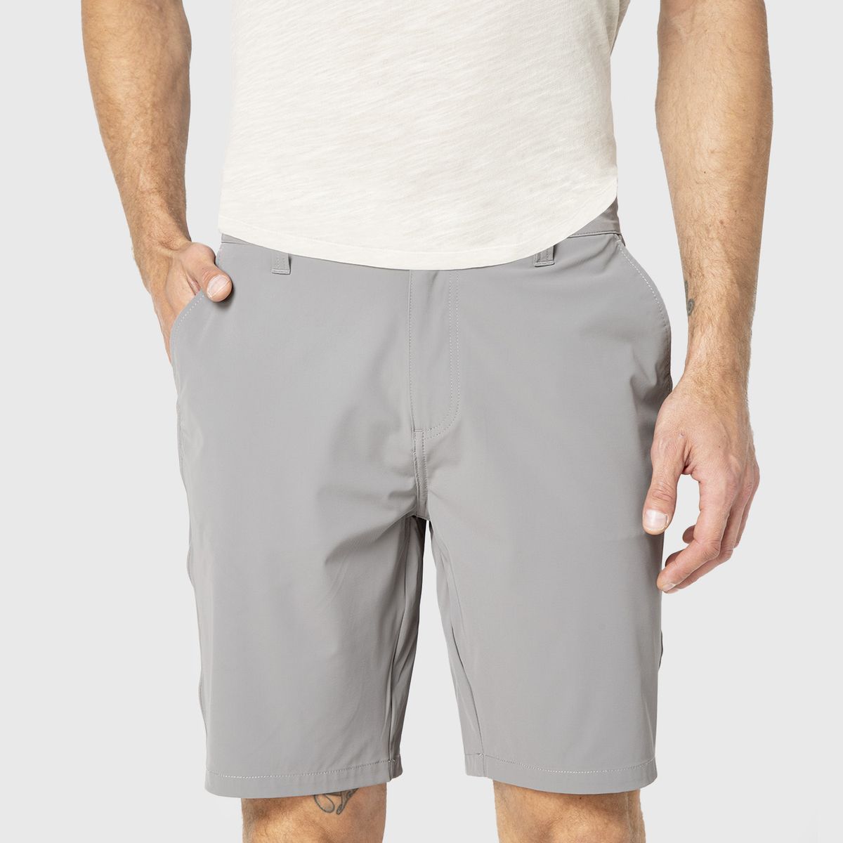 BLACK - Walkshort Spandex Grey Black Bubba