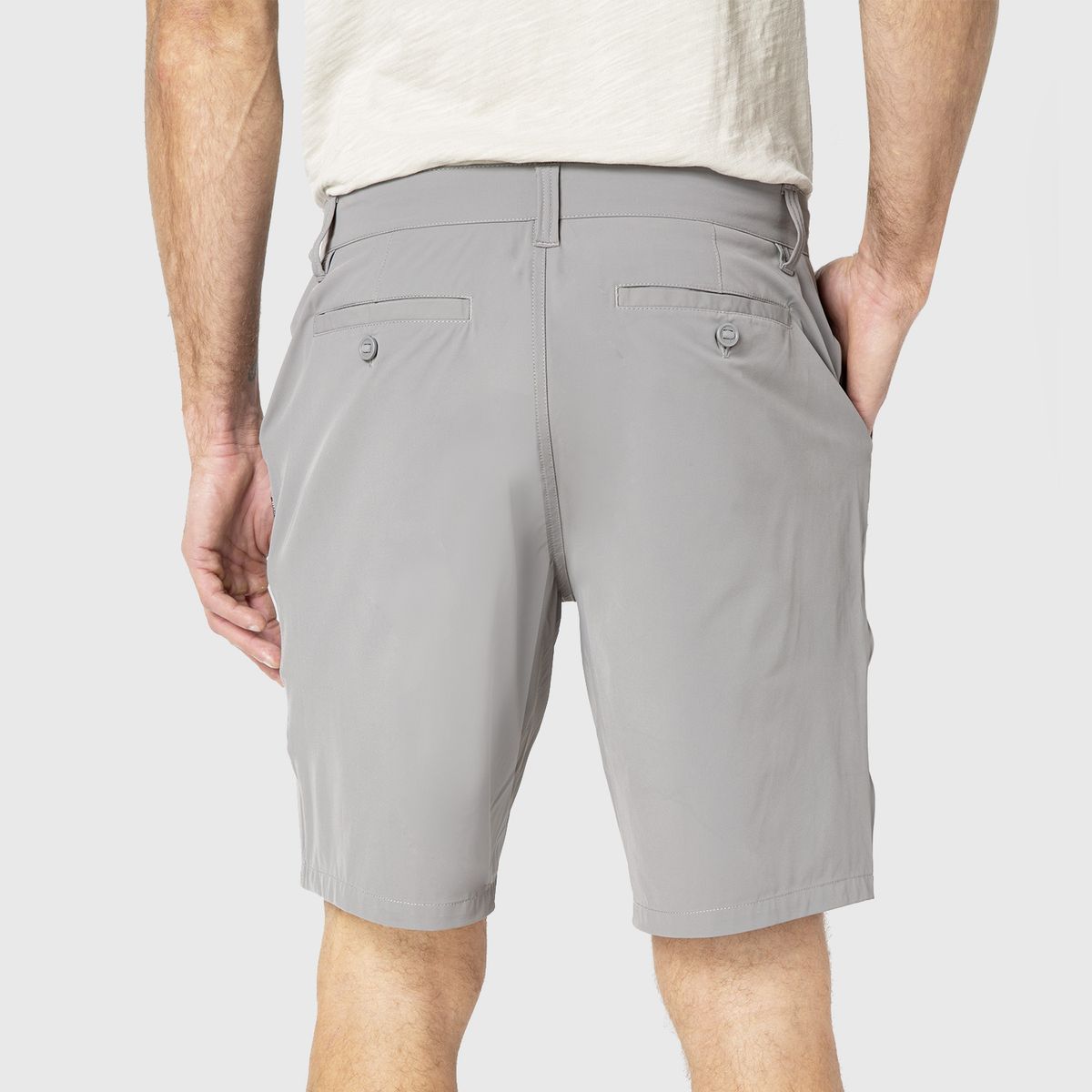 BLACK - Walkshort Spandex Grey Black Bubba