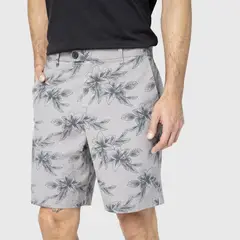 BLACK - Short Cotton Tropical Grey Bubba