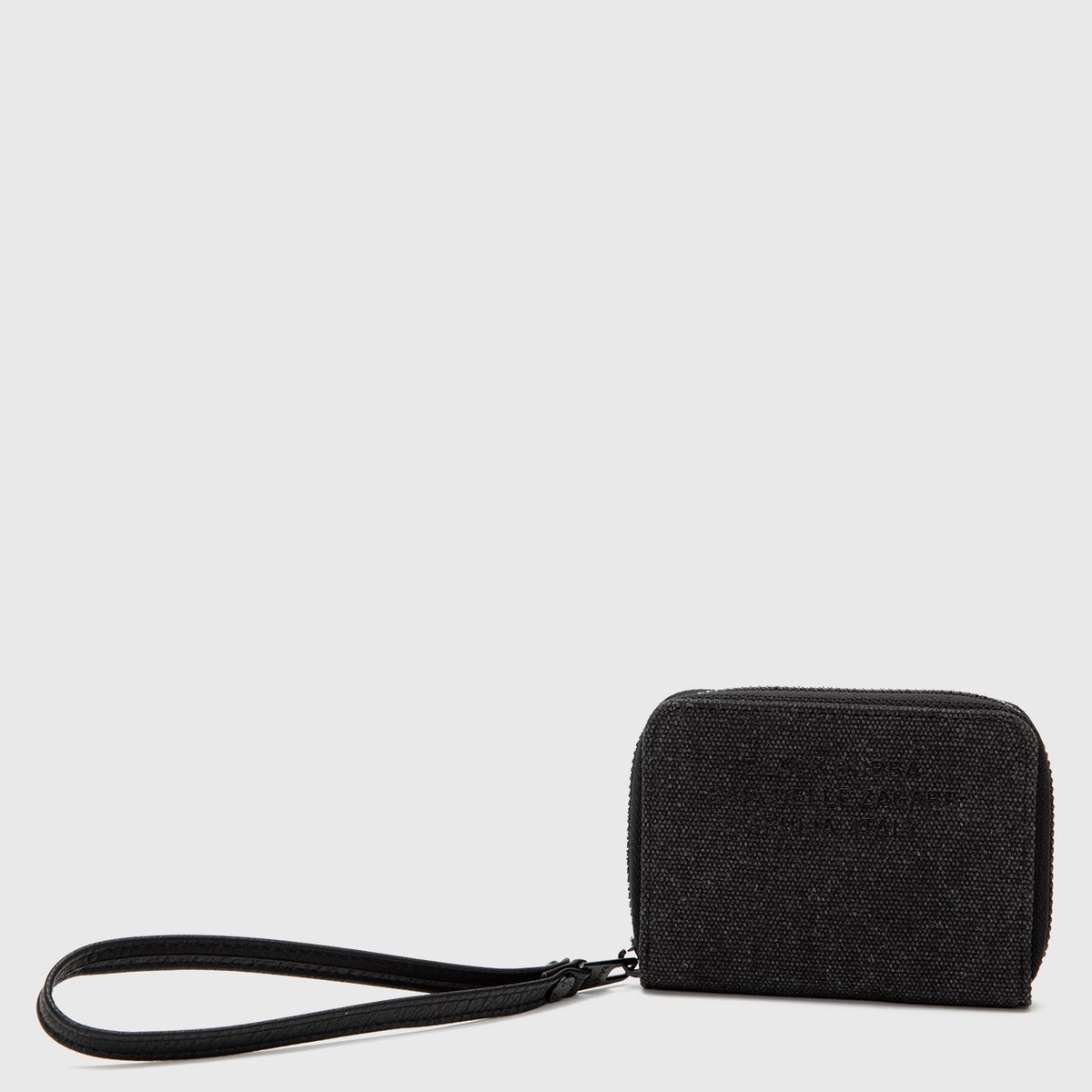 BLACK - Billetera Canvas Grey Mini Black Bubba