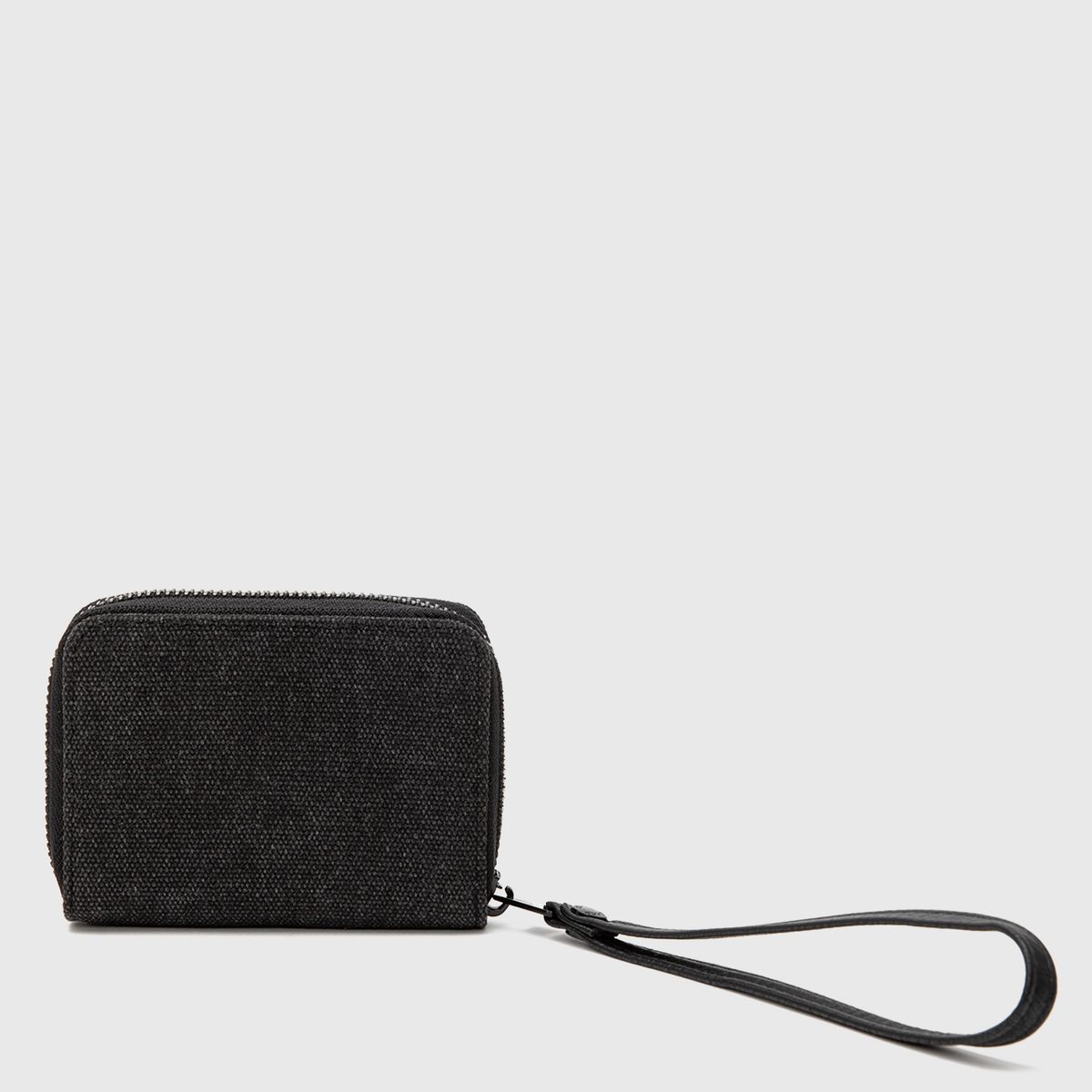 BLACK - Billetera Canvas Grey Mini Black Bubba