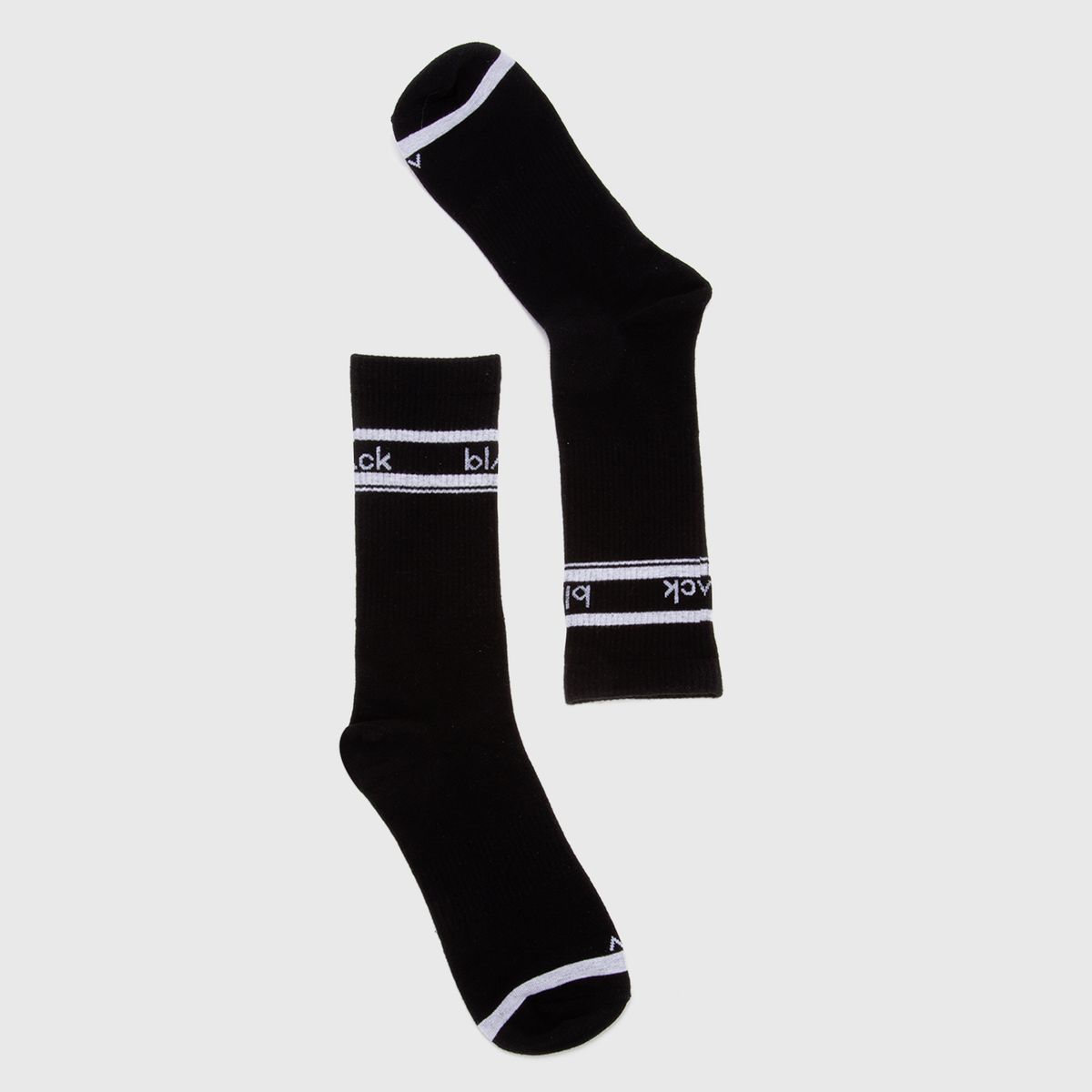 BLACK - Calcetin Blanco Black Bubba