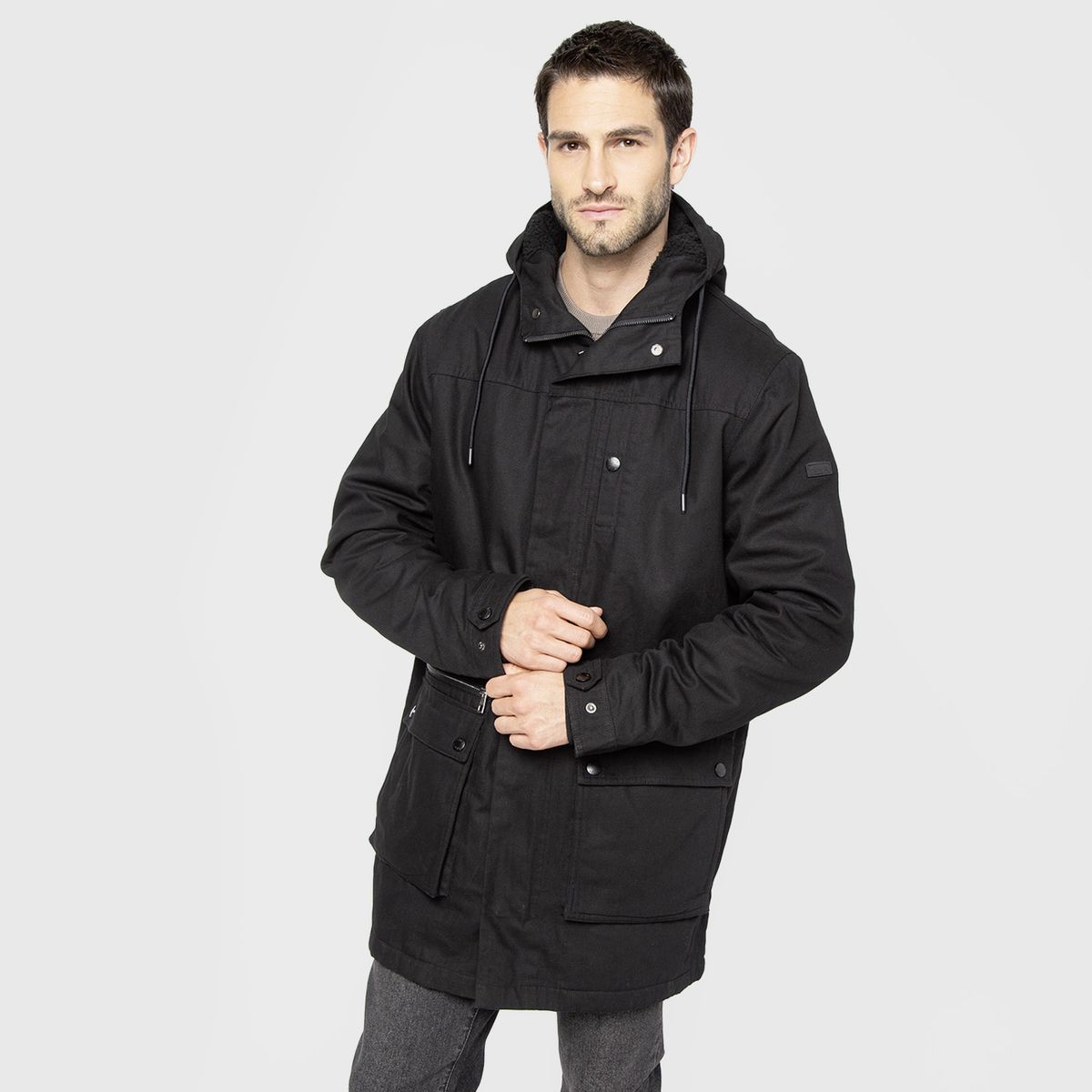 BLACK BUBBA - Chaqueta Montreal Black Black Bubba