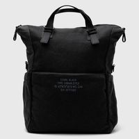 Mochila Waxed Canvas Black Bubba