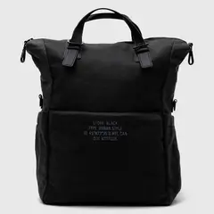 BLACK - Mochila Waxed Canvas Black Bubba