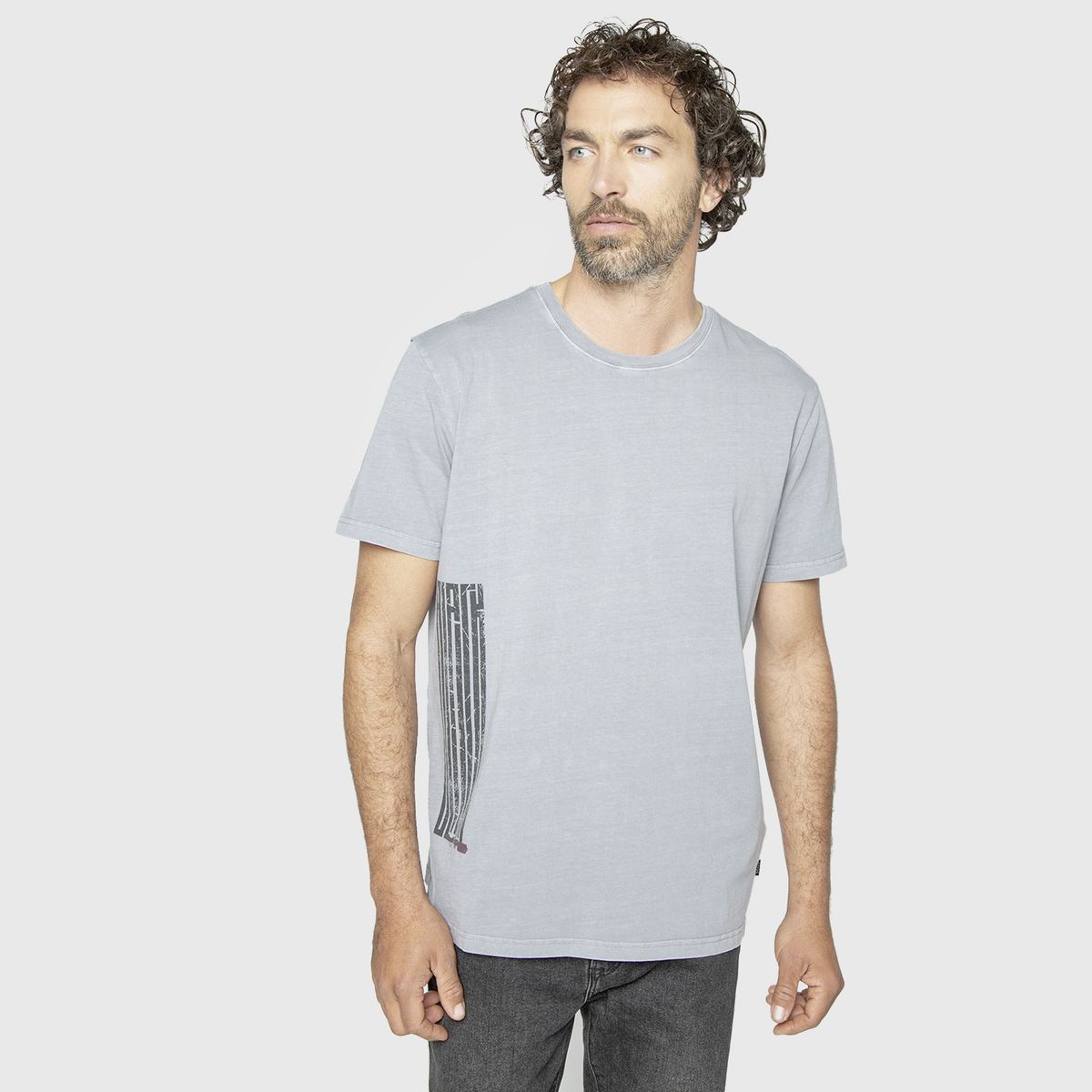 BLACK - Tee Iconic Light Grey Black Bubba
