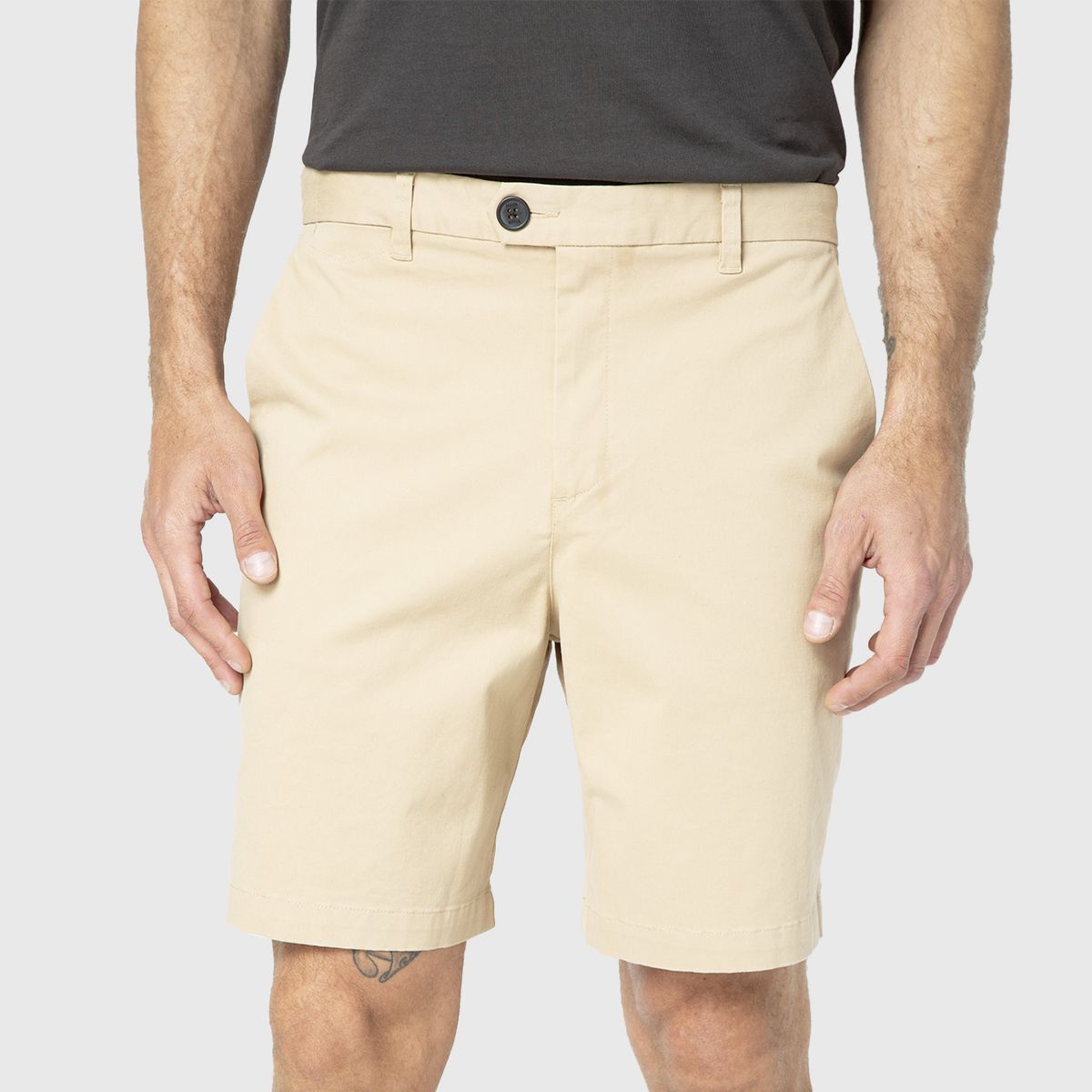 BLACK - Short Cotton Beige Black Bubba