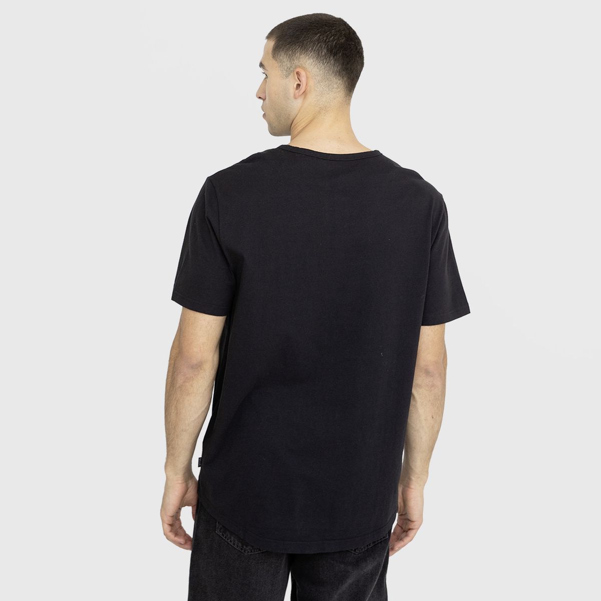 BLACK - Polera Henley Black Black Bubba