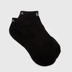 BLACK - Calcetin Corto Logo Bubba