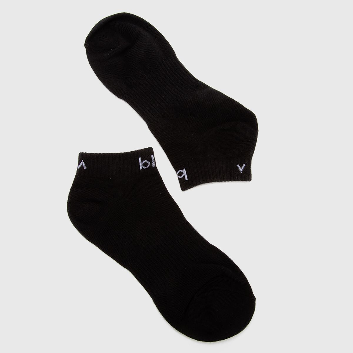 BLACK BUBBA - Calcetin Corto Logo Black Bubba