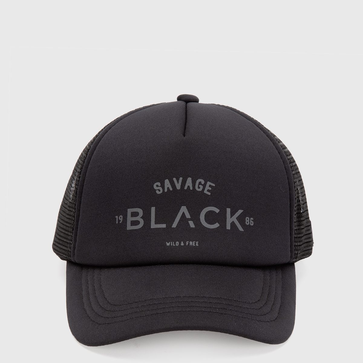 BLACK - Jockey Trucker Savage Black Black Bubba