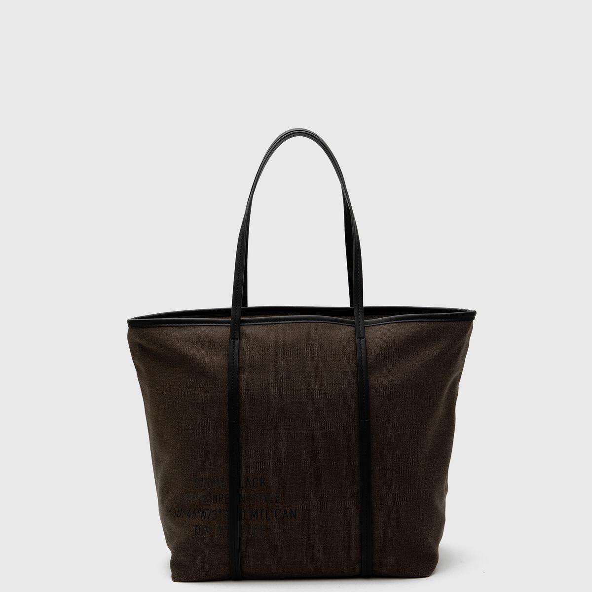BLACK - Bolso Tote Waxed Canvas Maple Black Bubba