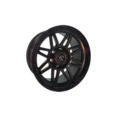 GENERICO - Juego de Llantas 16x8 6x1397 Et0 Matt Black H021