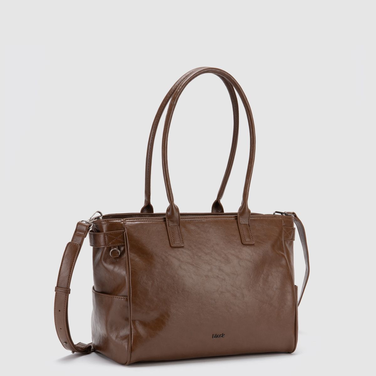 BLACK - Bolso Tote The Line Moka Black Bubba