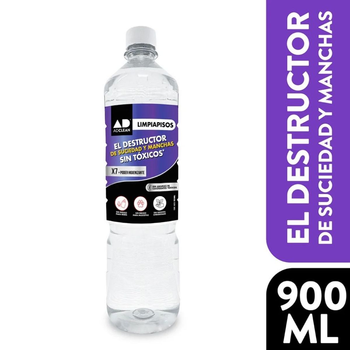 ADCLEAN - LIMPIAPISOS DESTRUCTOR 900ML