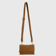 BLACK - Cartera Suede Camel Mini Bubba