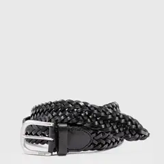 BLACK - Cinturon Braid Black Bubba