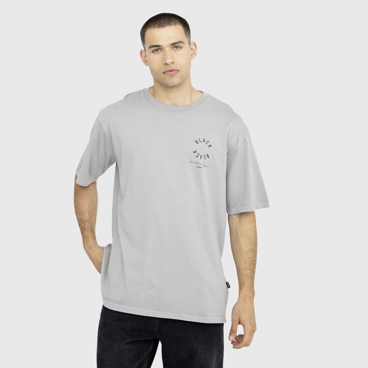 BLACK - Polera Always Gris Claro Black Bubba