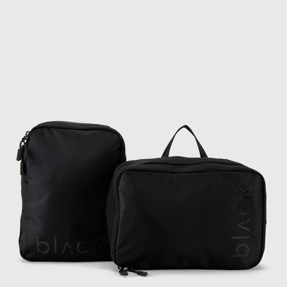 BLACK - Travel Organizer Set Regular Black Bubba
