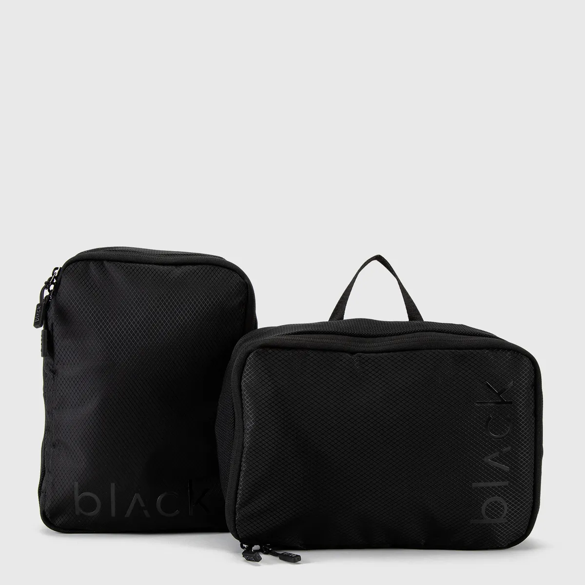 BLACK - Travel Organizer Set Regular Black Bubba