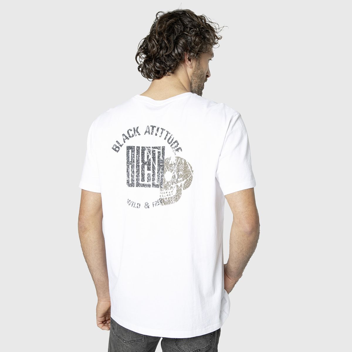 BLACK - Tee Iconic White Black Bubba