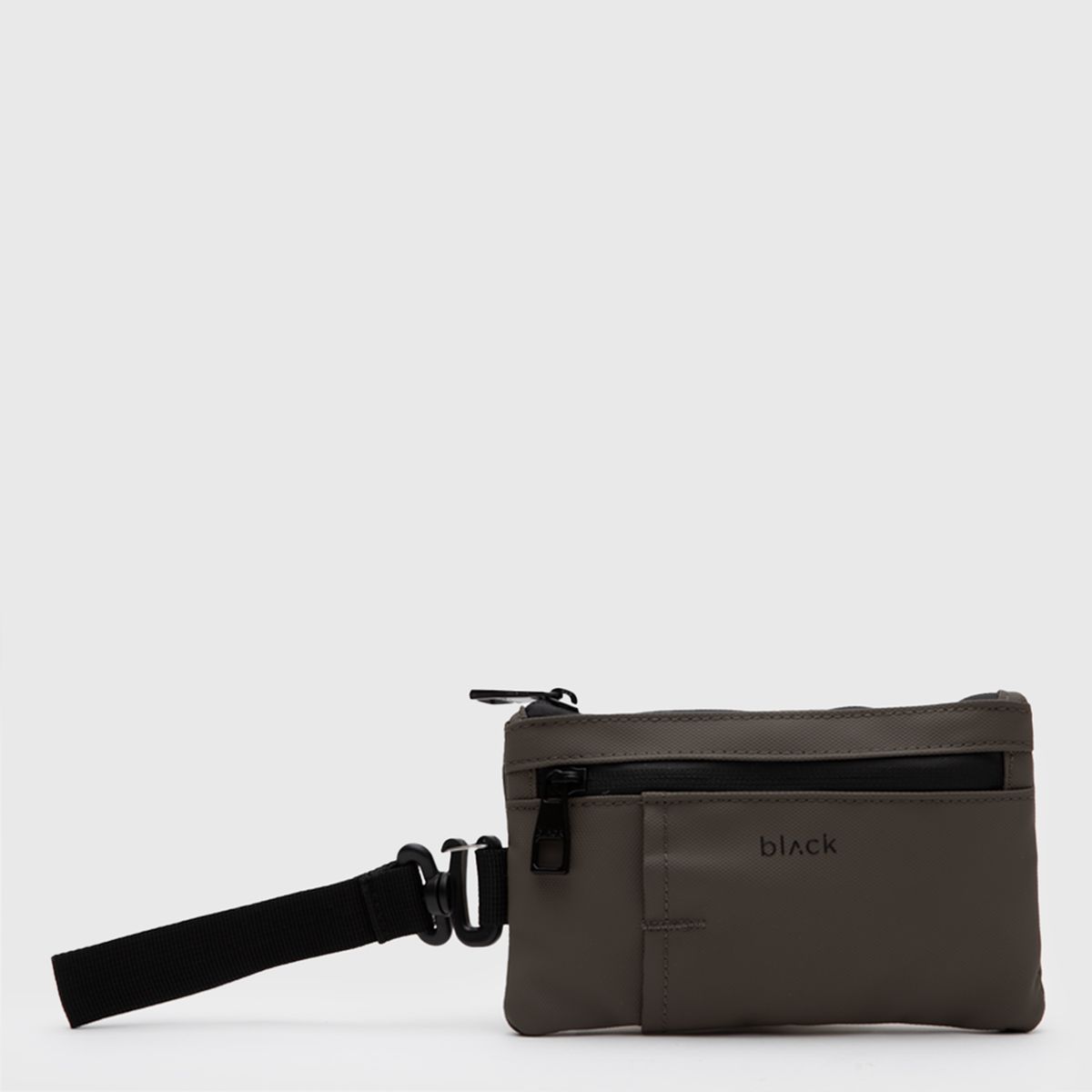 BLACK - Travel Pouch Slim Sage Gray Black Bubba