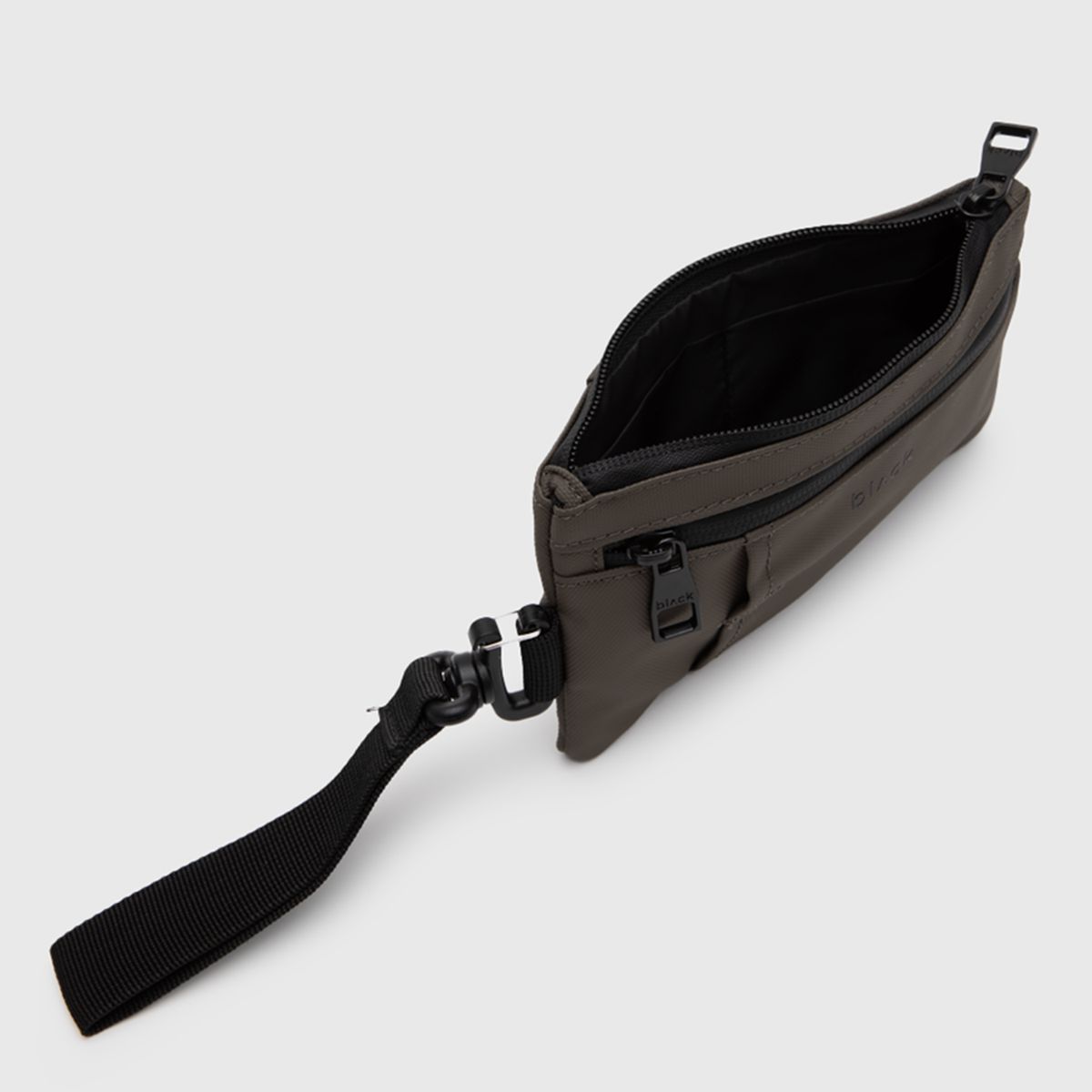 BLACK - Travel Pouch Slim Sage Gray Black Bubba