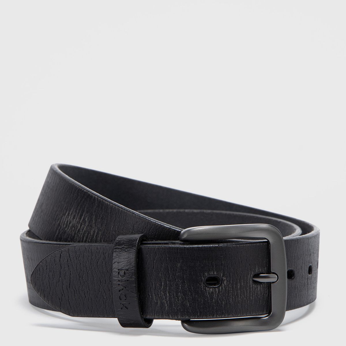 BLACK - Cinturon Vintage Black 115 Black Bubba
