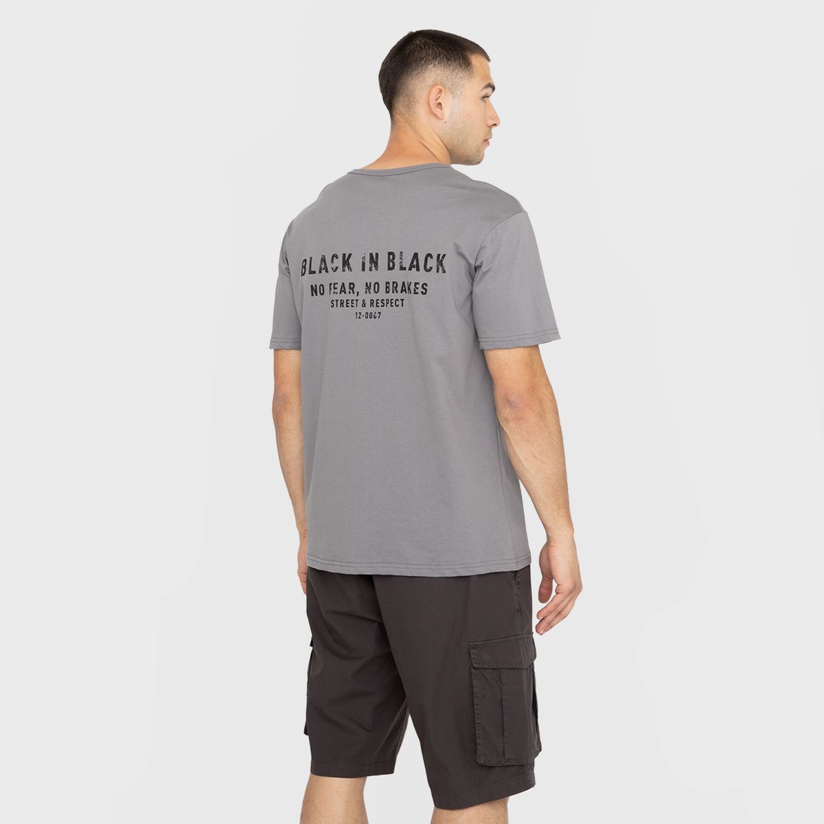 BLACK - Polera Street Grey Black Bubba