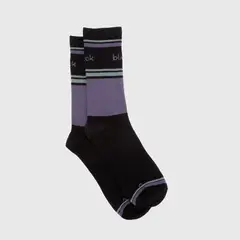 BLACK - Calcetin Morado Bubba