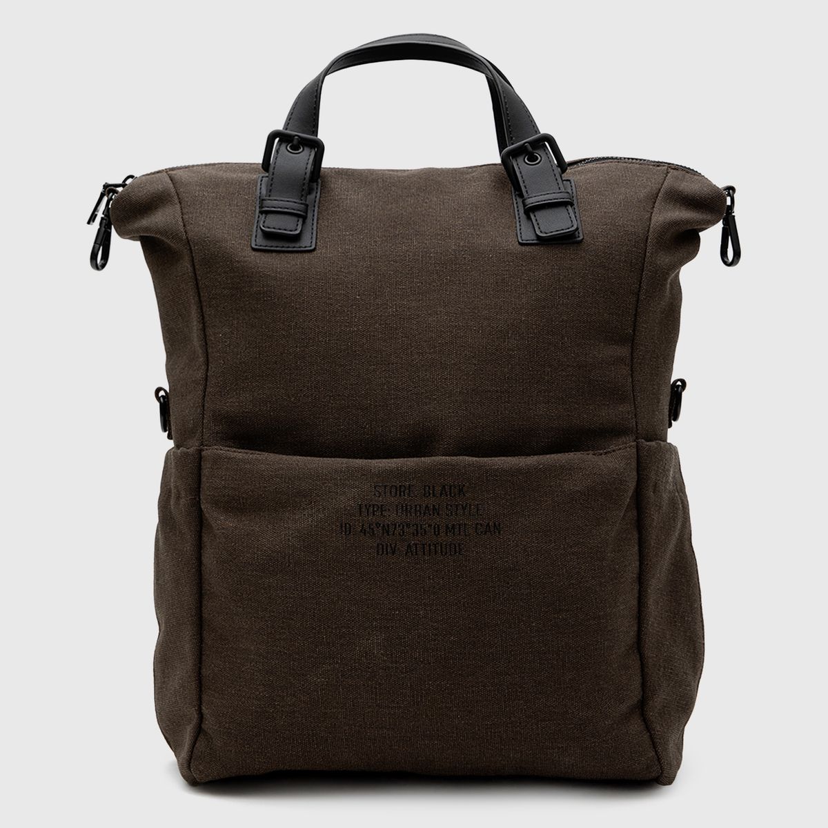 BLACK - Mochila Waxed Canvas Maple Black Bubba