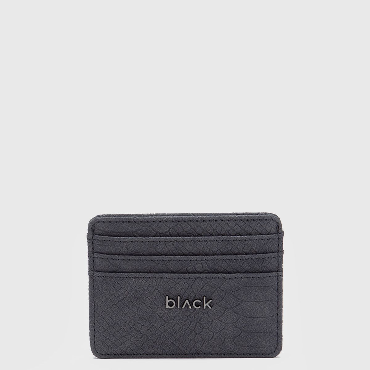 BLACK - Tarjetero Snake Black Black Bubba