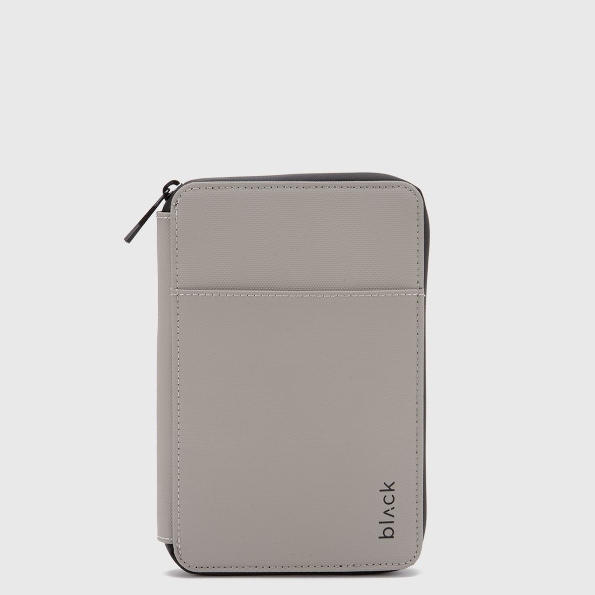 BLACK - Passport Holder Travel Transit Bone Black Bubba