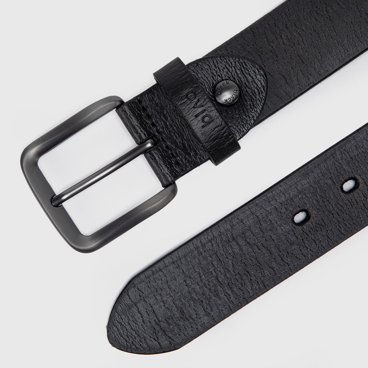 BLACK - Cinturon Vintage Black 110 Black Bubba