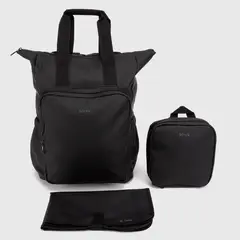 BLACK - Mochila Maternal Black Bubba