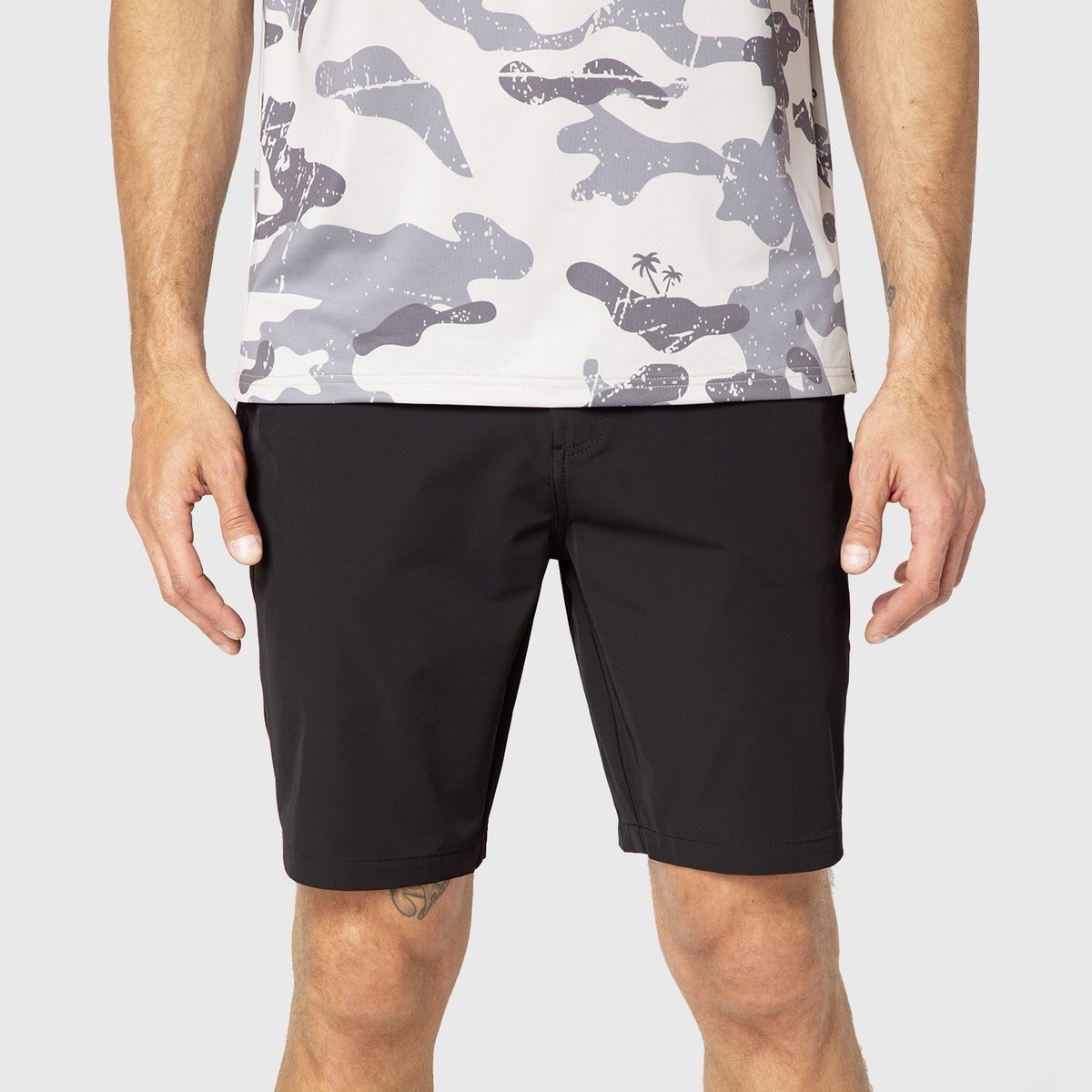 BLACK - Walkshort Spandex Black Black Bubba