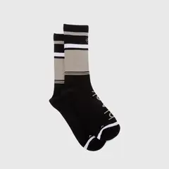 BLACK - Calcetin Beige Logo Bubba