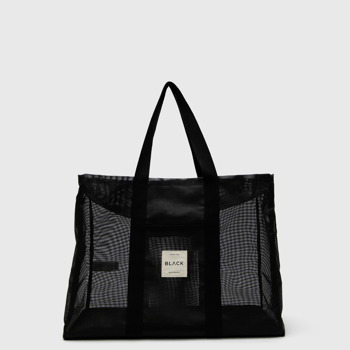 BLACK - Bolso Tote Mesh Black Black Bubba