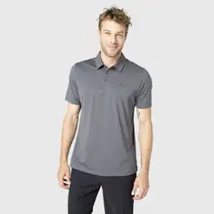 BLACK - Polera Tech Golf Dark Grey Bubba