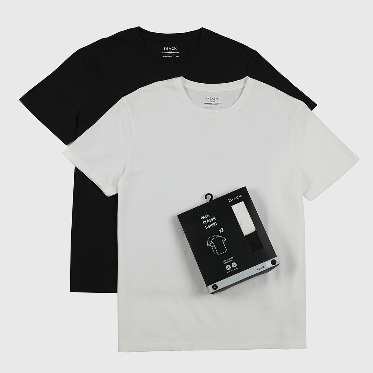 BLACK - Set 2 Poleras Black  Black Bubba