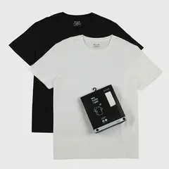 BLACK BUBBA - Set 2 Poleras Black