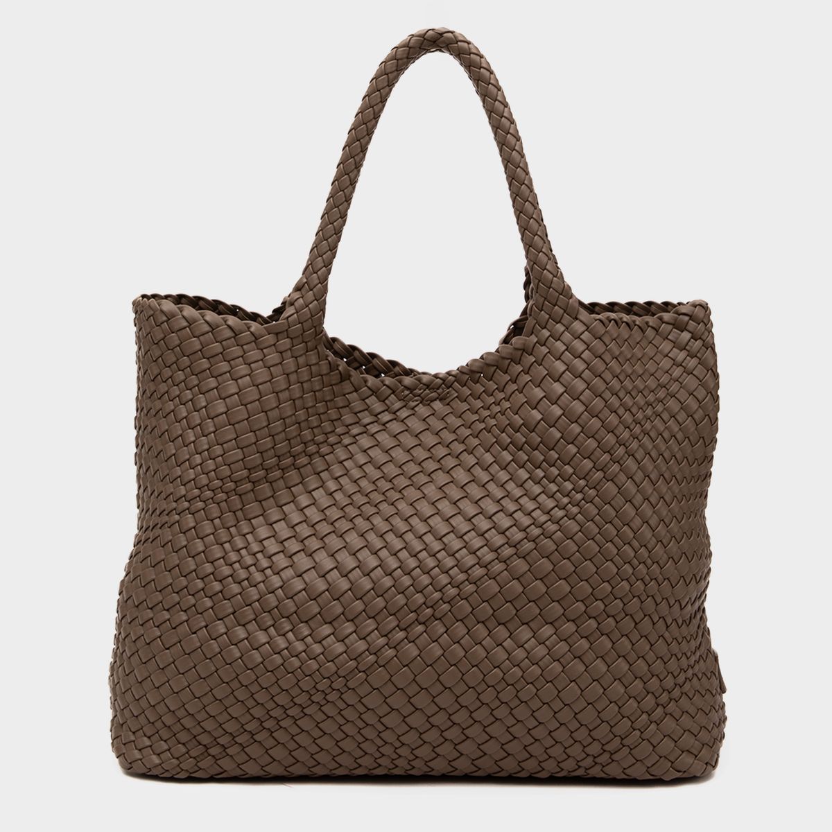 BLACK - Bolso Tote Braids Beige Black Bubba