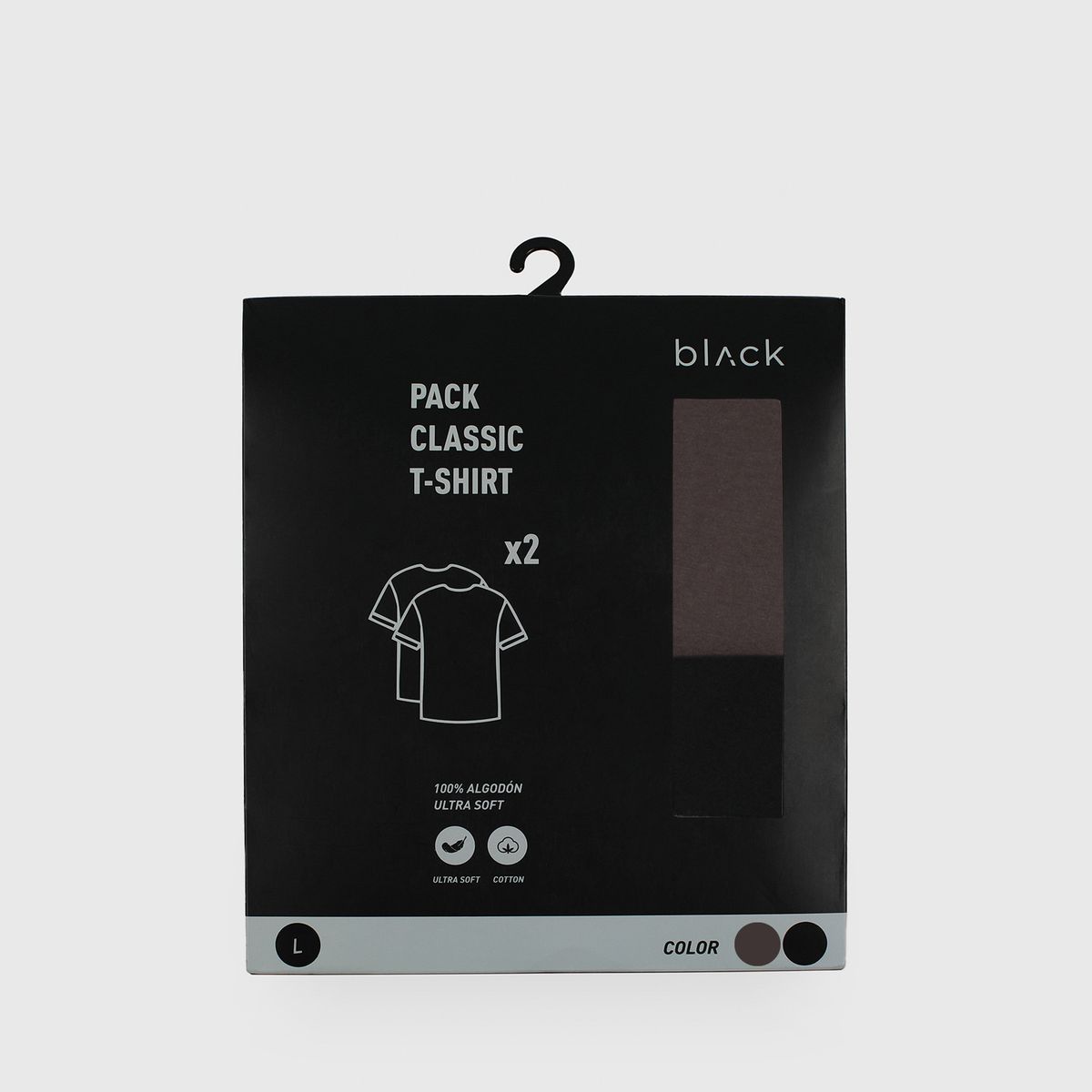 BLACK - Set 2 Poleras Color Black Bubba