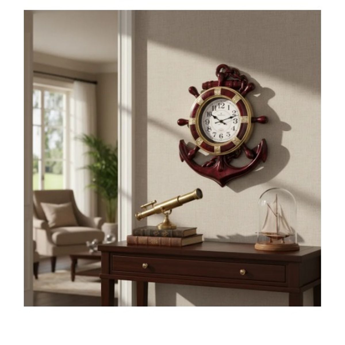 GENERICO - Reloj De Pared Moderno ANCLA