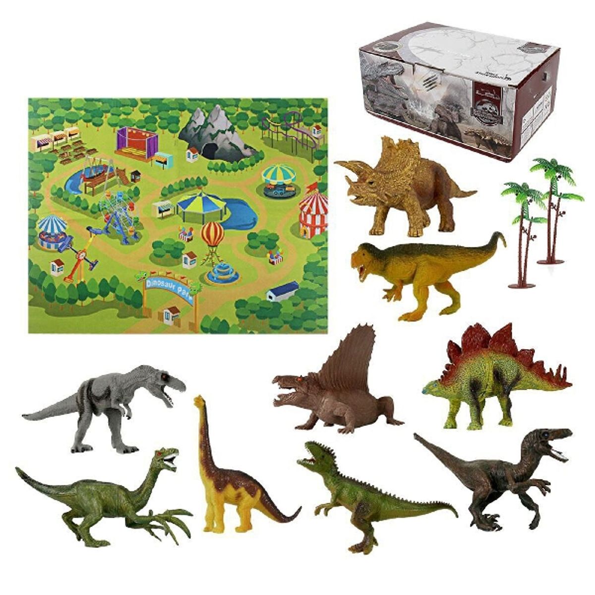 GENERICO - SET DINOSAURIOS PARQUE JURÁSICO