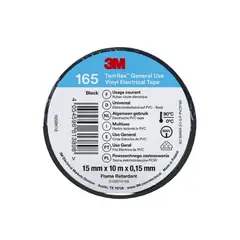 3M - Huincha Aisladora Negra 15mmx10mtx015mm