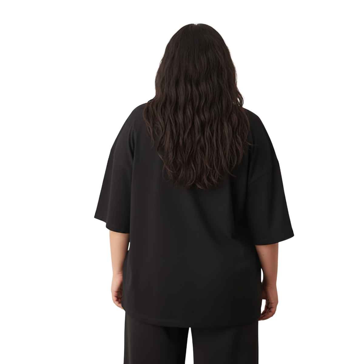 TRIPLE PLAY - Polera Oversize Dama 100% Algodón Bad Girl
